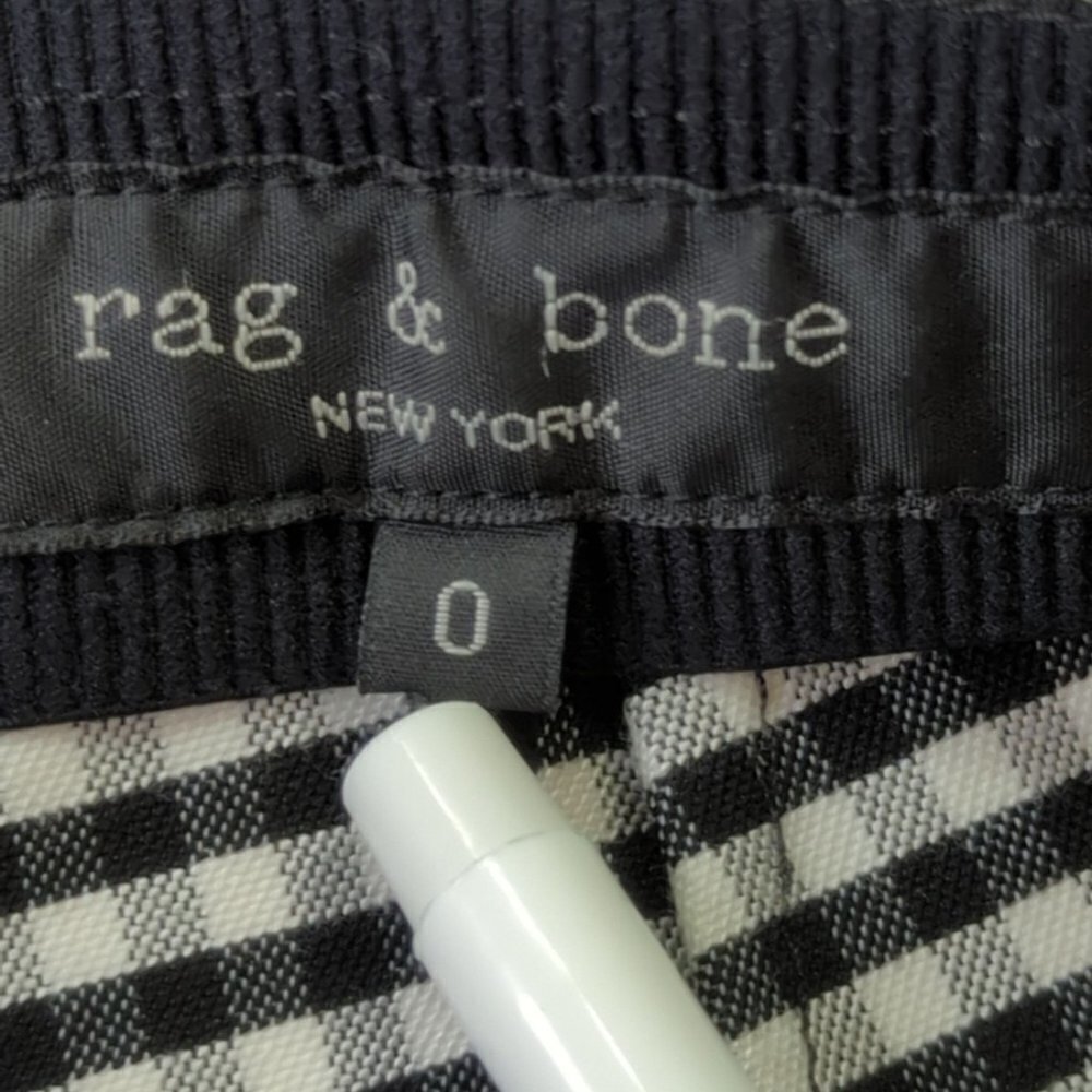 Rag & Bone Simone Zip Pocket Gingham Pants, Women's 0 - Picture 3 of 7